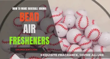 Make Your Own Baseball Aroma Bead Air Fresheners