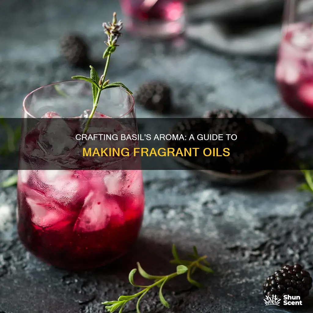 how to make basil fragrance oil