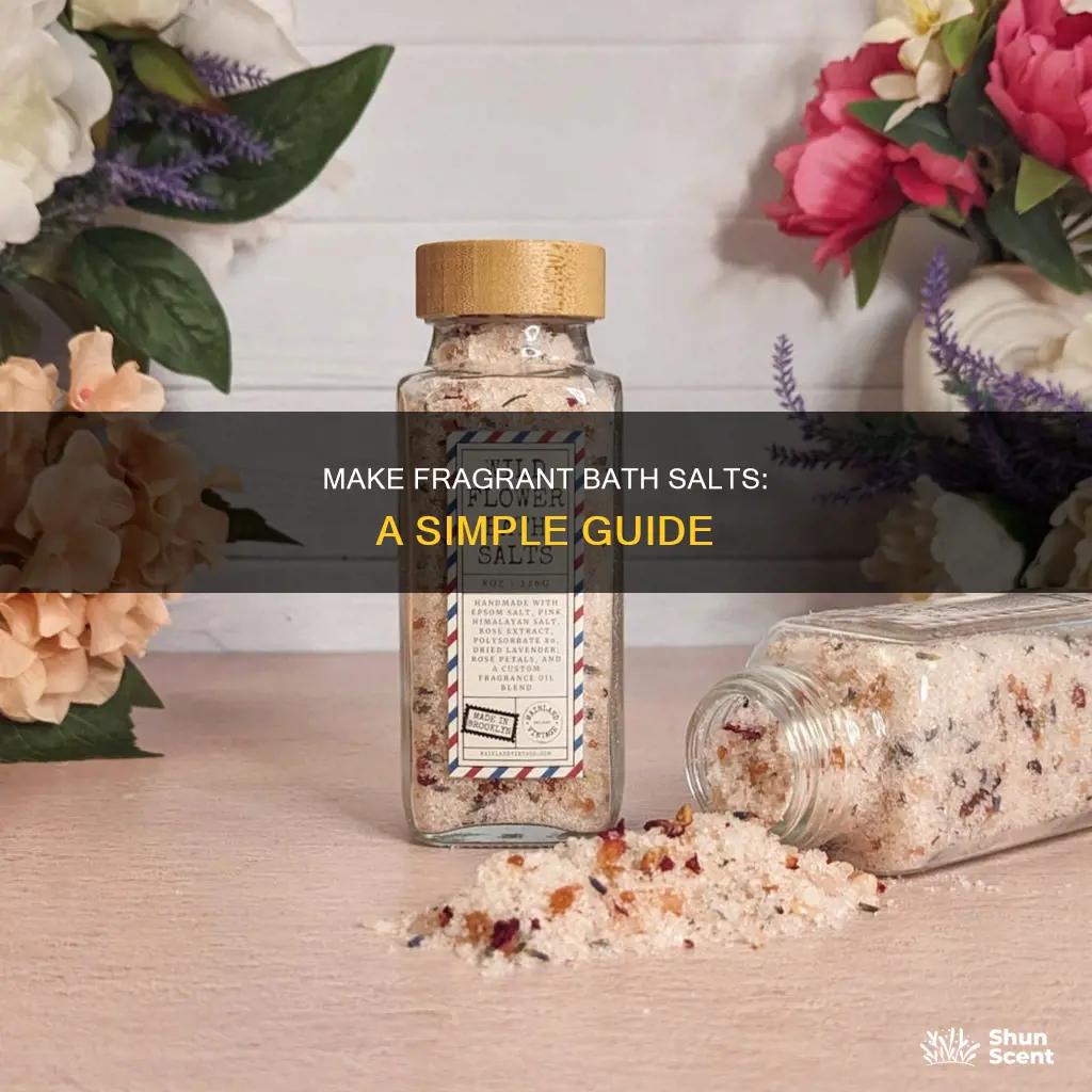 how to make bath salts with fragrance oil