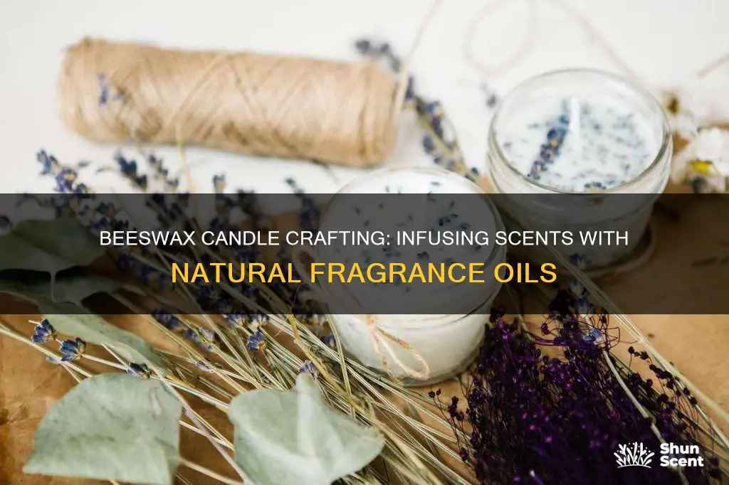 how to make beeswax candles fragrance oil