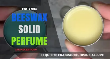 Creating Solid Perfume with Beeswax