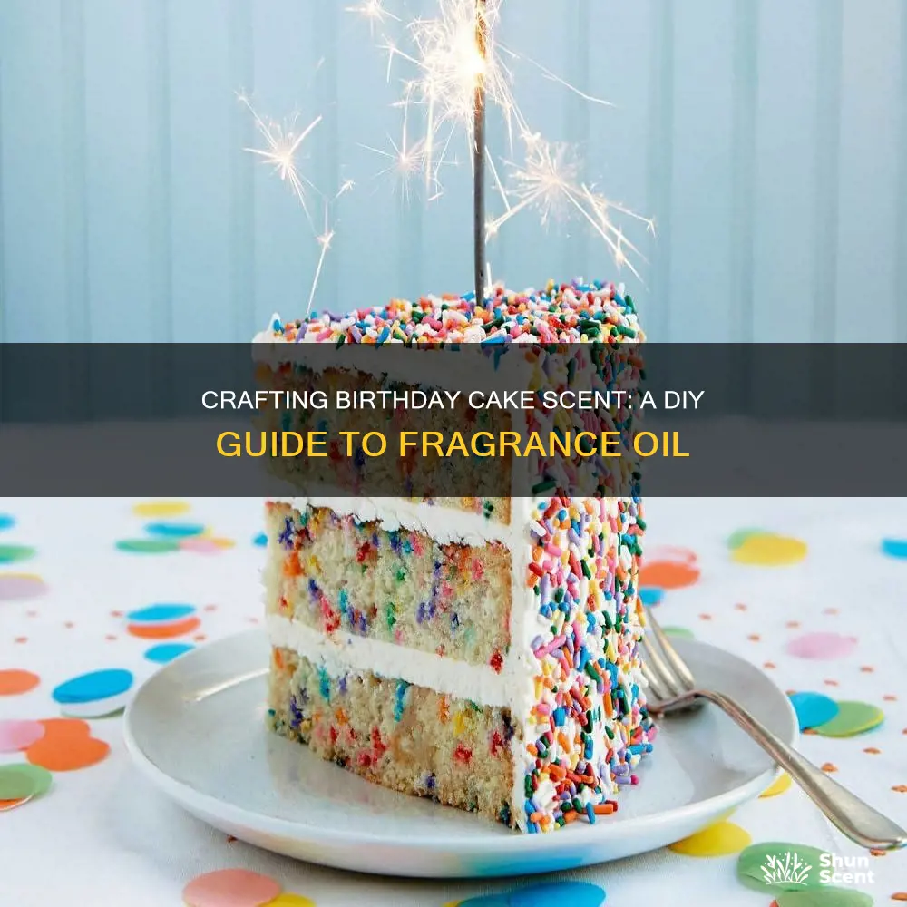 how to make birthday cake fragrance oil