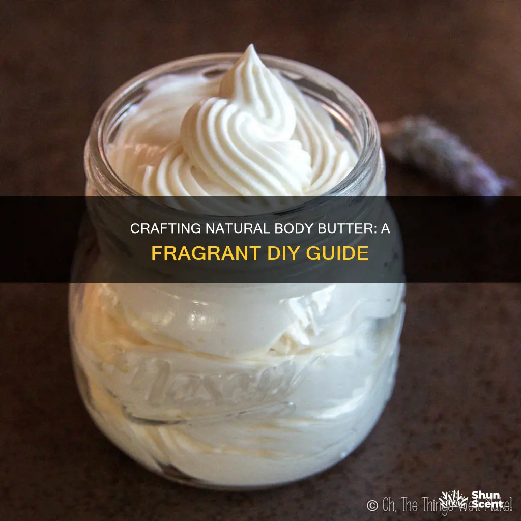 how to make body butter with fragrance oil