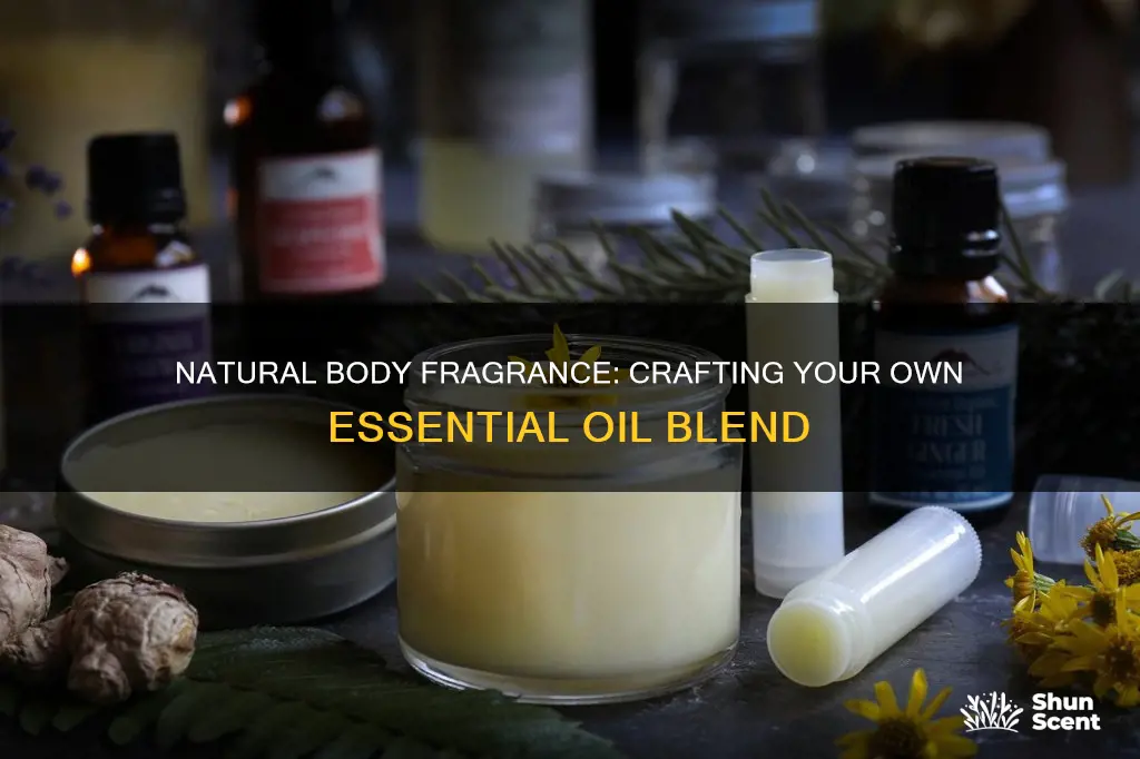 how to make body fragrance from essential oils