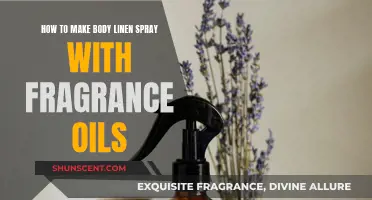 Natural Linen Refresh: Craft Your Own Body Spray with Fragrance Oils