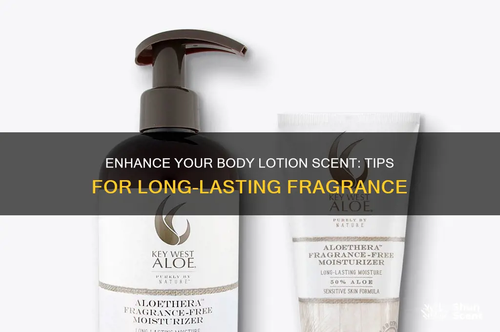 how to make body lotion scent last longer