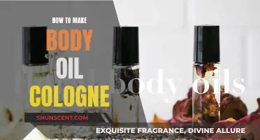 Creating Body Oil Cologne: A Beginner's Guide