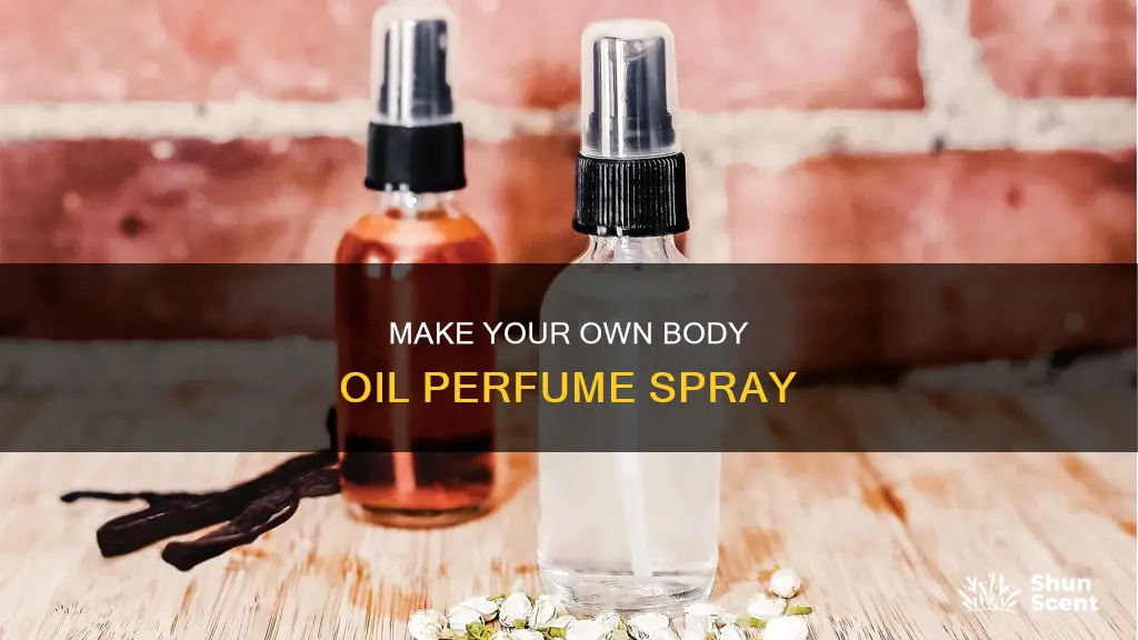 how to make body oil perfume spray