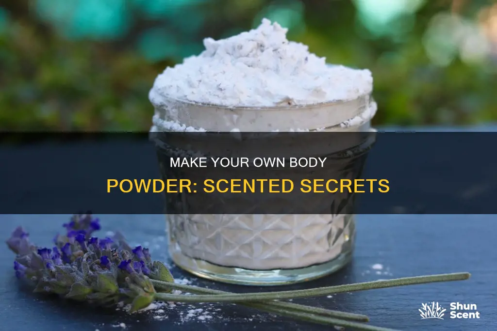 how to make body powder with perfume