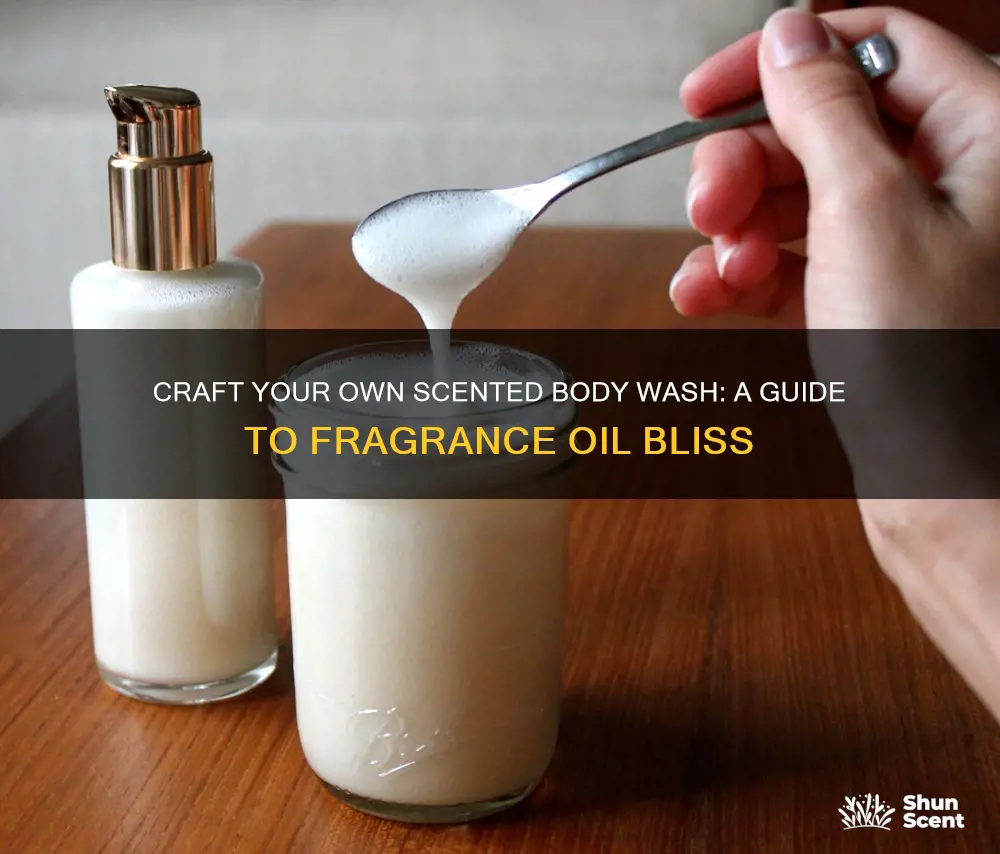 how to make body wash with fragrance oil