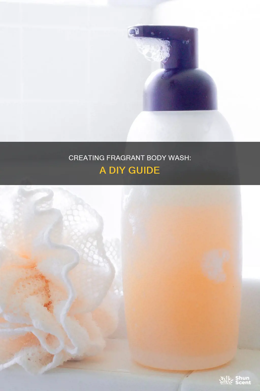 how to make body wash with fragrance oil