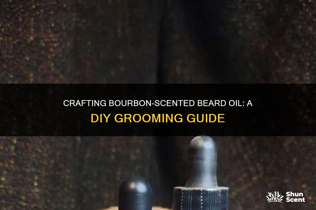 how to make bourbon scented beard oil