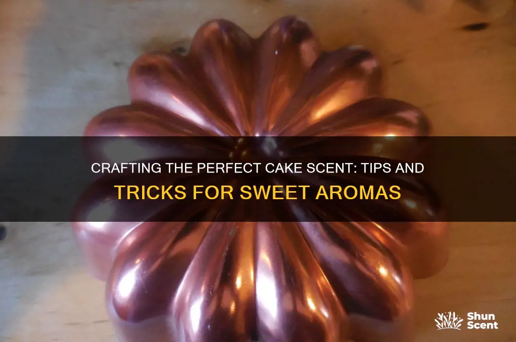 how to make cake scent