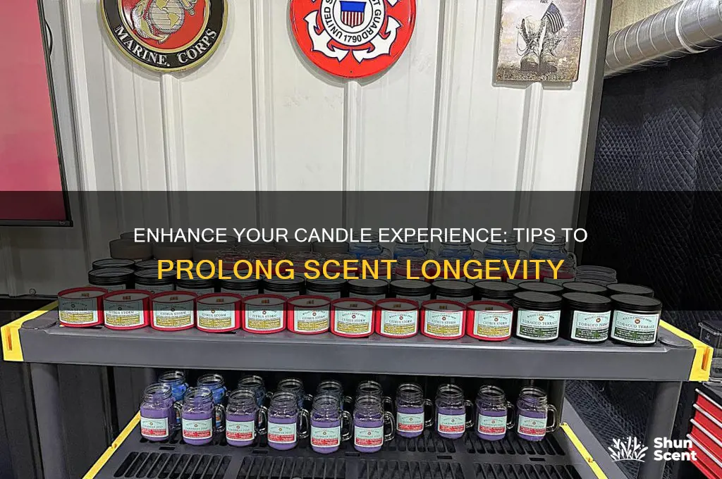 how to make candle scent last longer