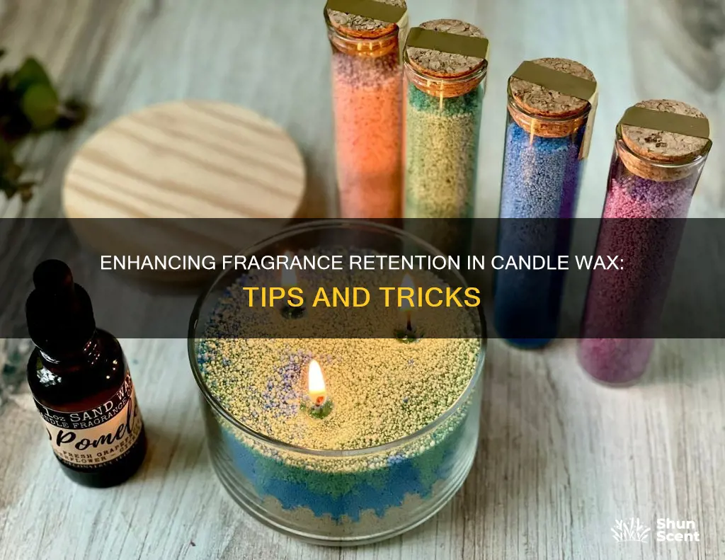 how to make candle wax hold fragrance