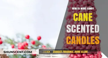 Craft Festive Candy Cane Scented Candles for Holiday Cheer