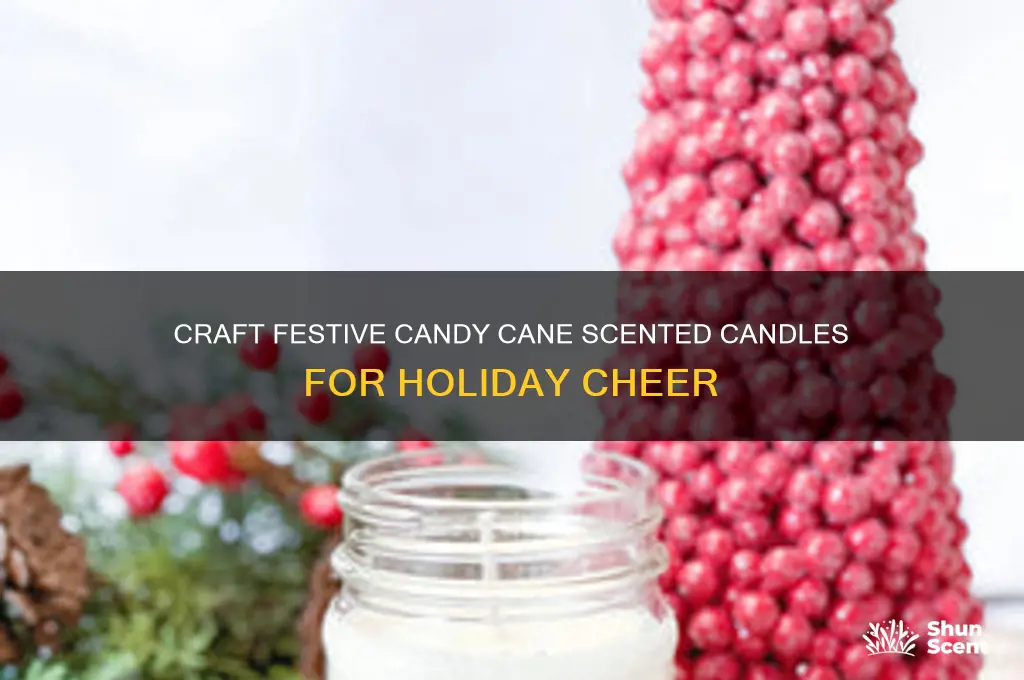 how to make candy cane scented candles