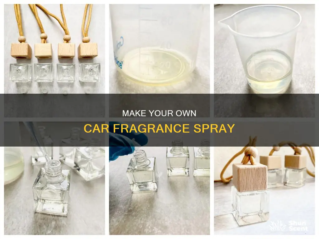 how to make car fragrance spray
