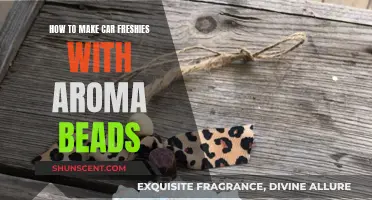 Make Your Own Car Freshies with Aroma Beads