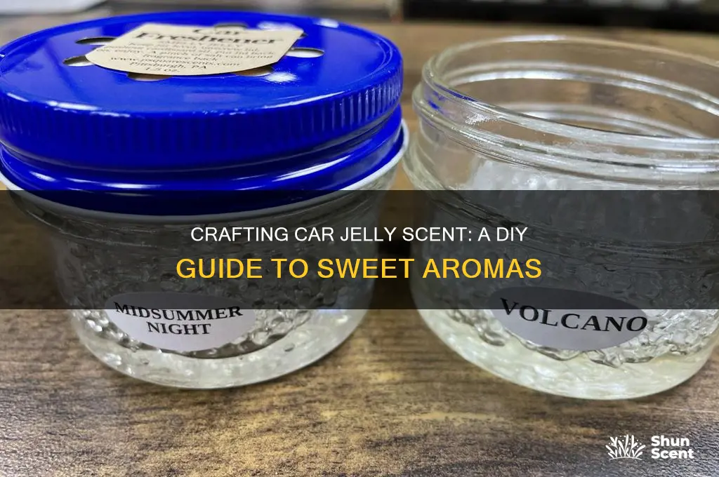 how to make car jelly scent