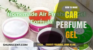 Making Car Perfume Gel: A Step-by-Step Guide
