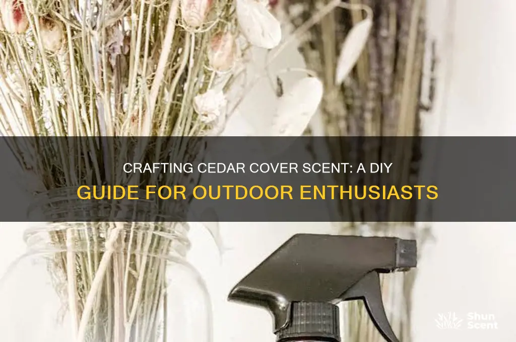 how to make cedar cover scent