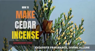 Making Cedar Incense: A Beginner's Guide to Incense Making