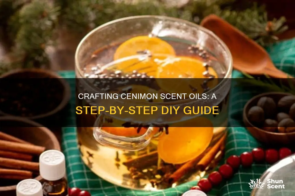 how to make cenimon scent oils