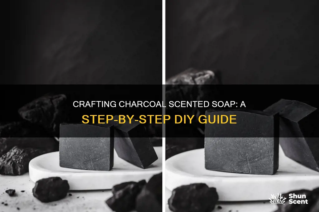 how to make charcoal scented soap