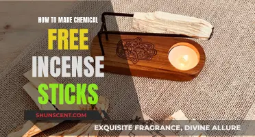 Make Chemical-Free Incense Sticks at Home Safely