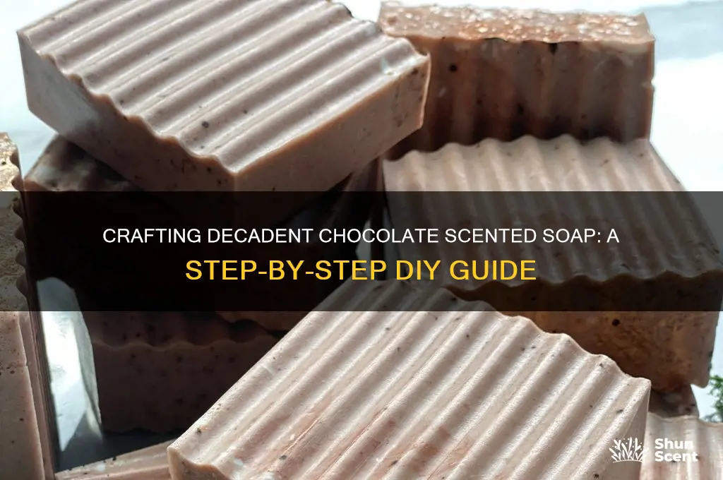 how to make chocolate scented soap