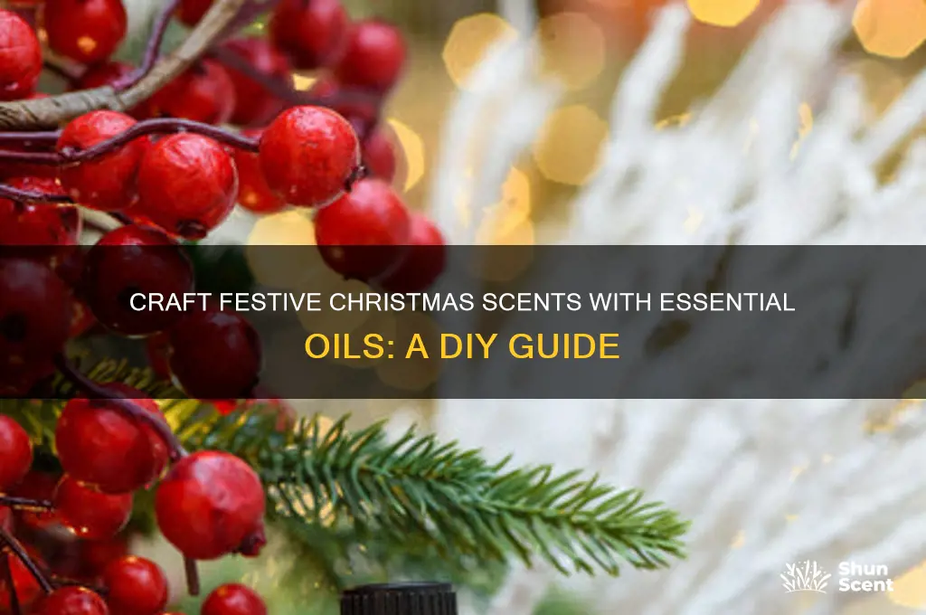 how to make christmas scent with essential oils