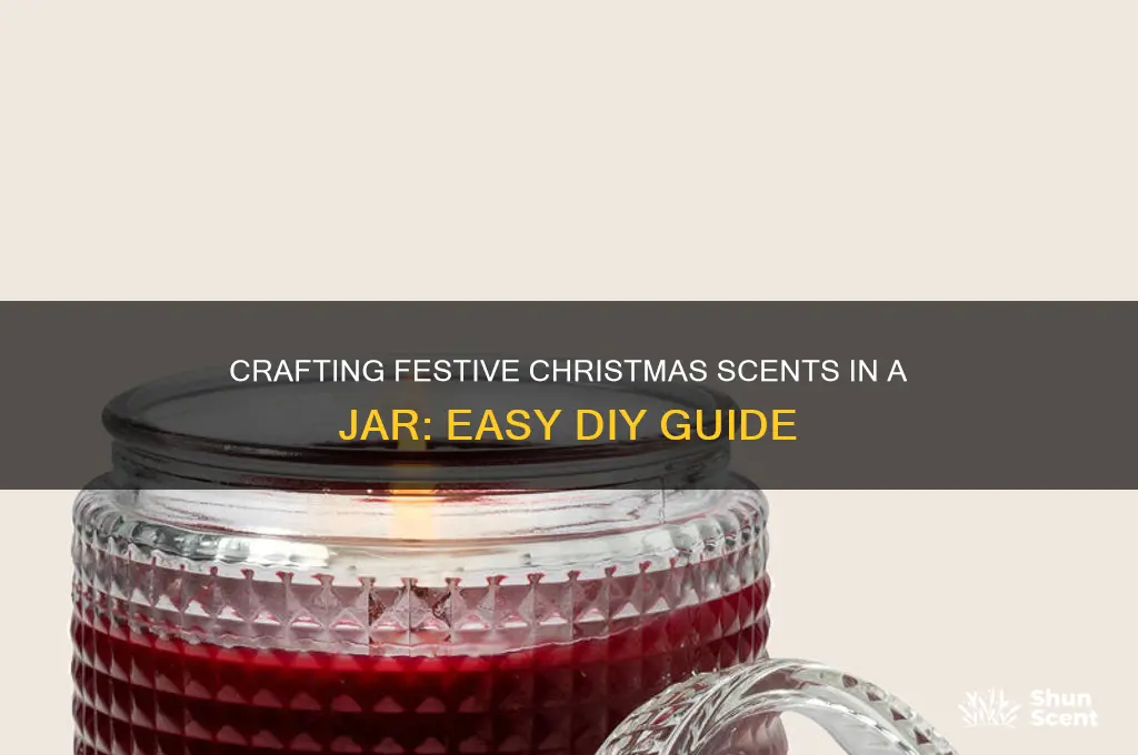 how to make christmas scents in a jar