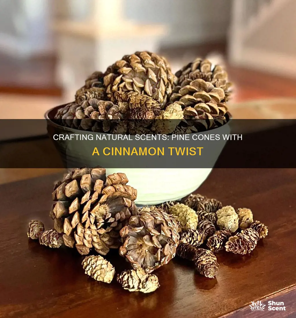 how to make cinnamon fragrance pine cones