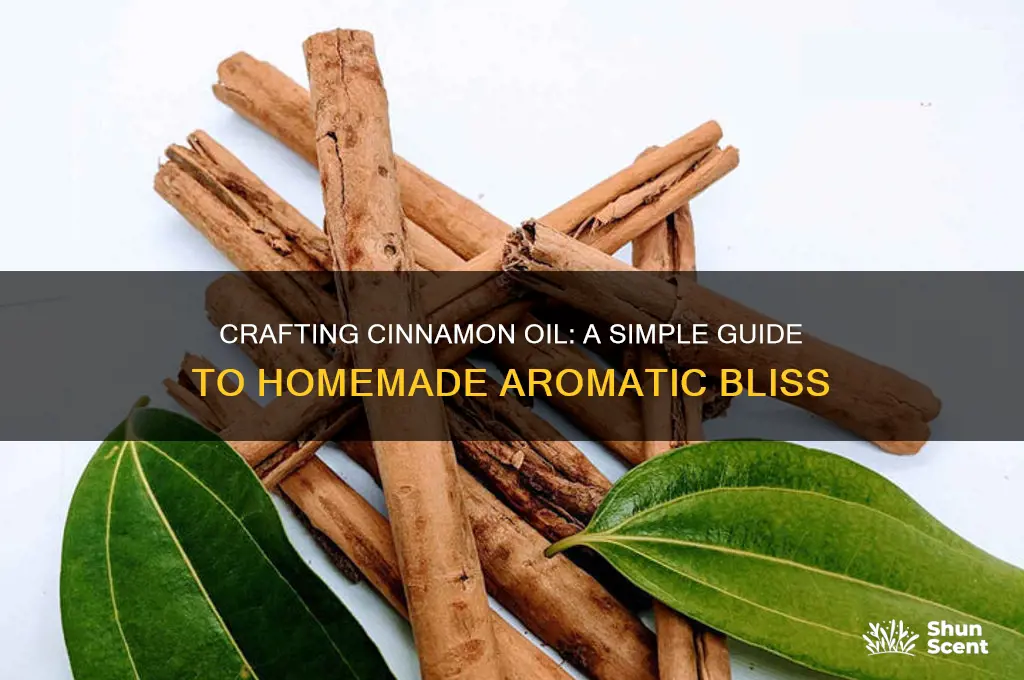 how to make cinnamon oil for scent