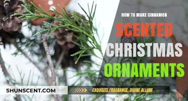 Crafting Cinnamon-Scented Christmas Ornaments: A Festive DIY Guide