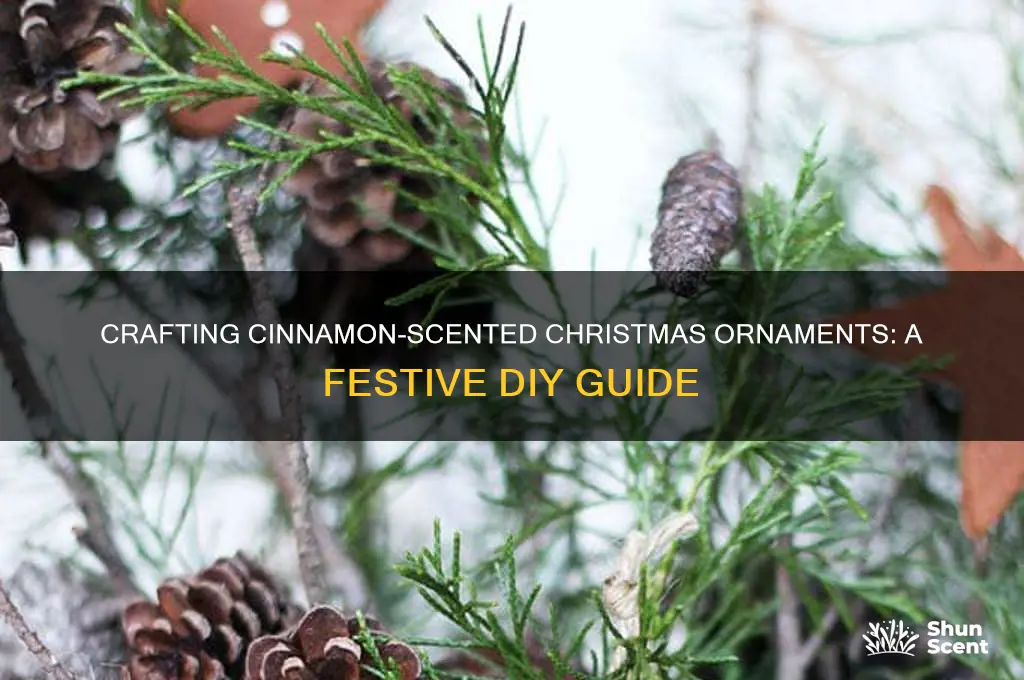 how to make cinnamon scented christmas ornaments