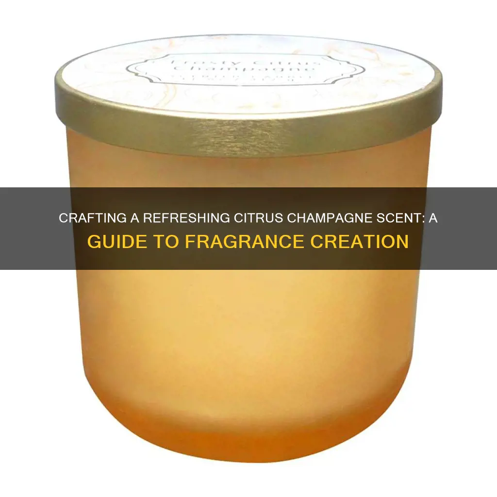 how to make citrus champagne fragrance