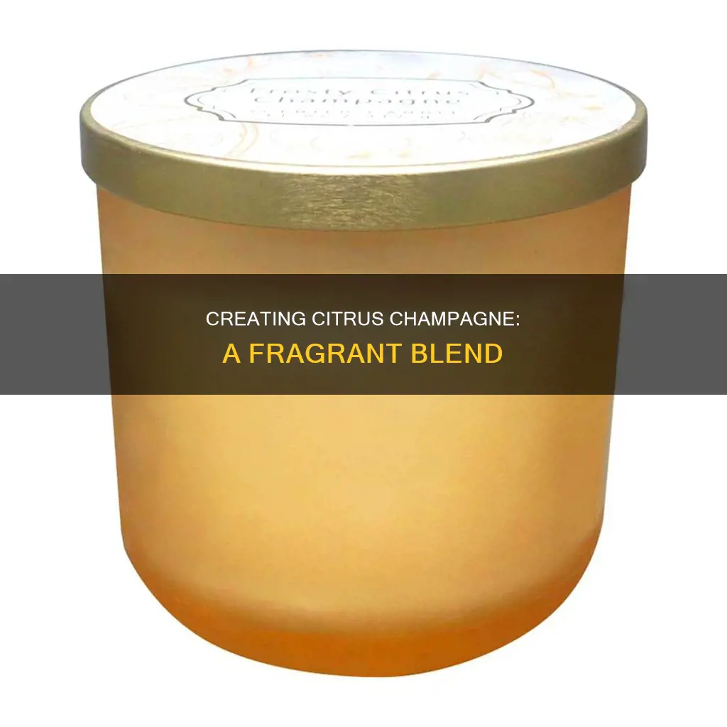 how to make citrus champagne fragrance