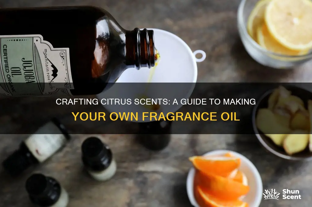 how to make citrus fragrance oil