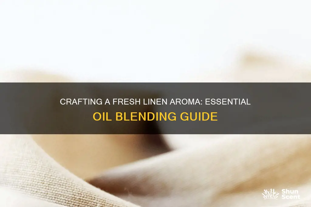 how to make clean linen scent with essential oils