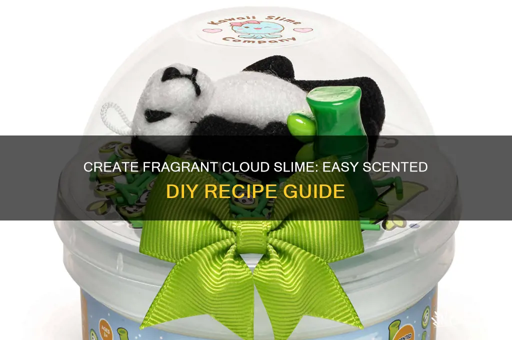 how to make cloud slime with scent