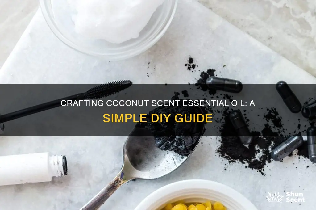 how to make coconut scent essential oil