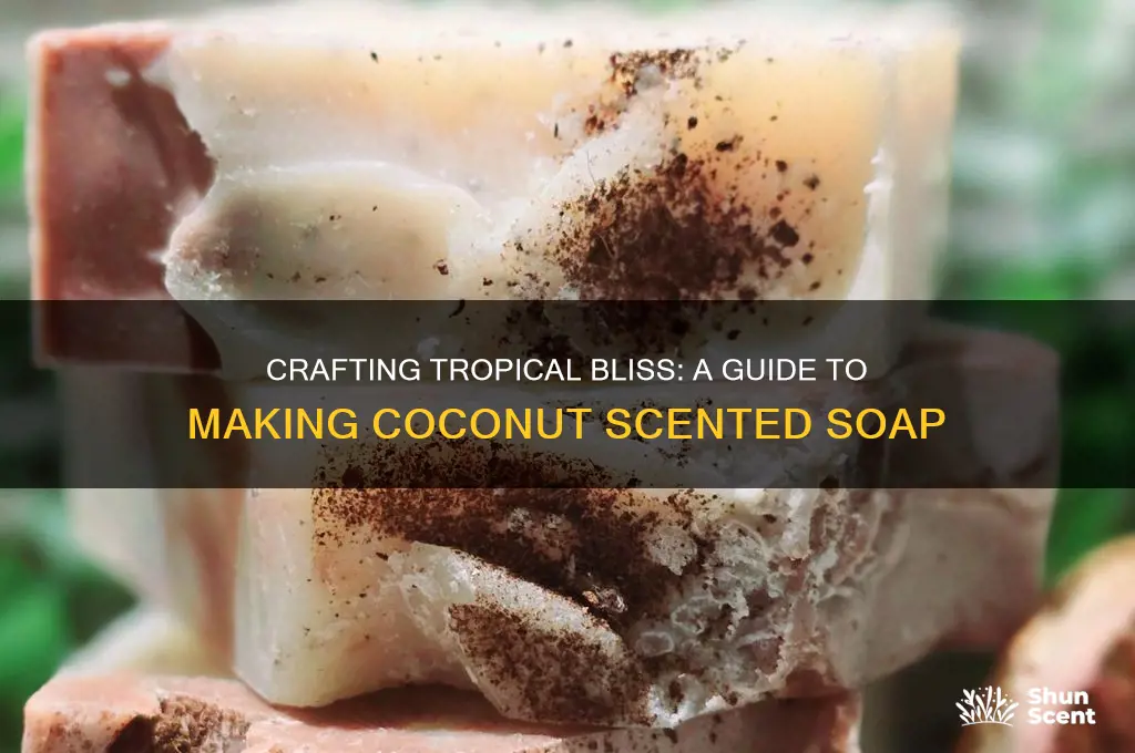 how to make coconut scented soap