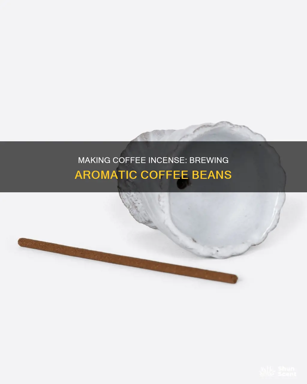 how to make coffee incense