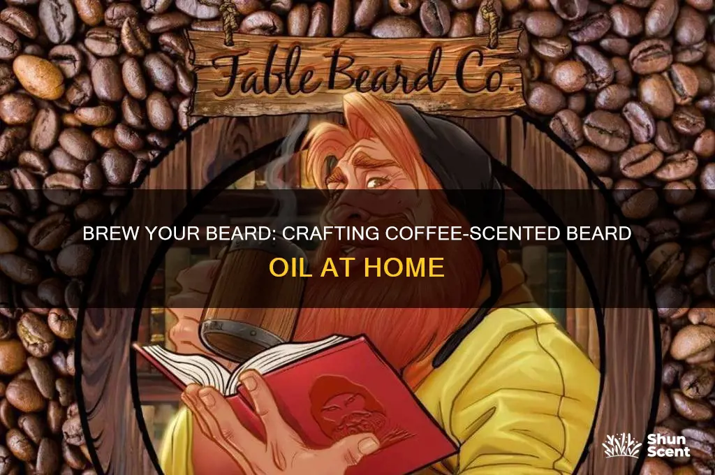 how to make coffee scented beard oil