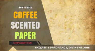 Brewing Creativity: Crafting Coffee-Scented Paper for Unique Projects