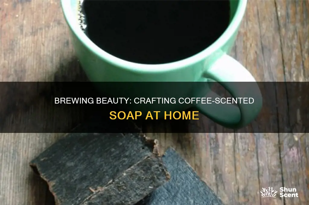 how to make coffee scented soap