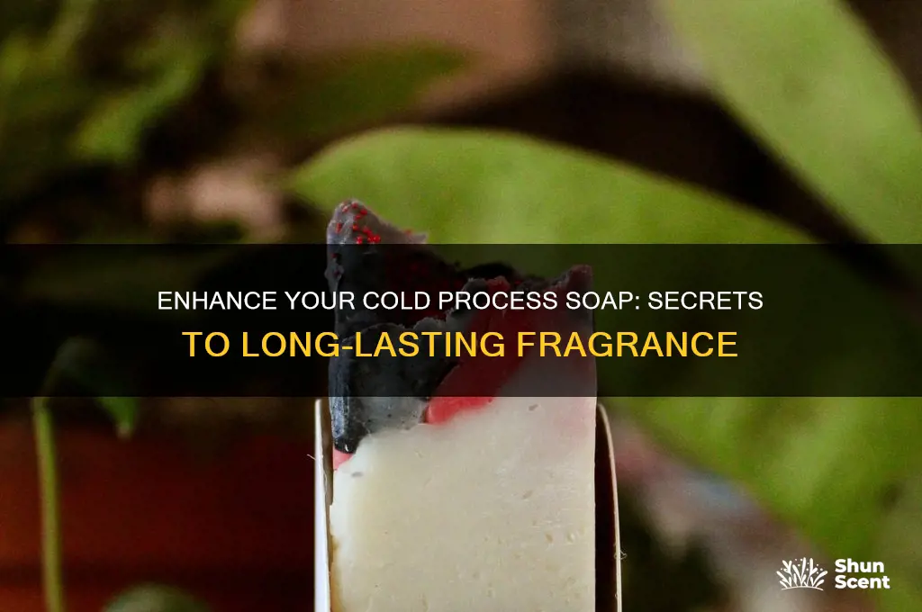 how to make cold process soap hold its scent