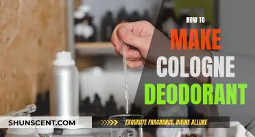 Creating Cologne Deodorant: A Beginner's Guide